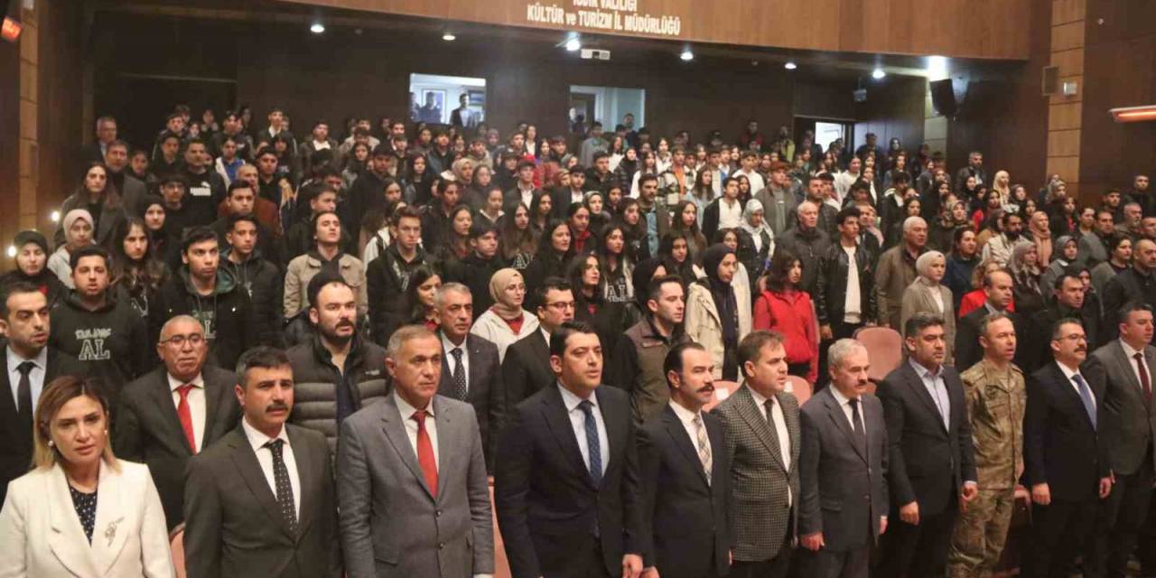 Iğdır’da İstiklal Marşı’nın Kabulü Ve Mehmet Akif Ersoy’u Anma Programı Gerçekleştirildi