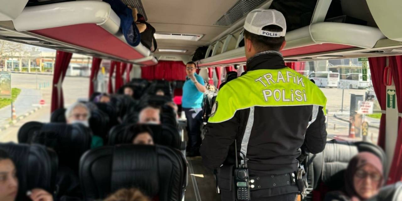 Yolcu Otobüslerinde Emniyet Kemeri Uygulaması Yapıldı