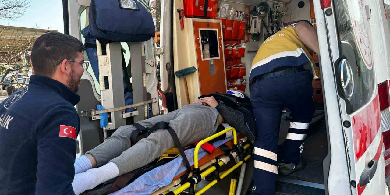 Milas’taki Kazada Motosiklet Sürücüsü Yaralandı