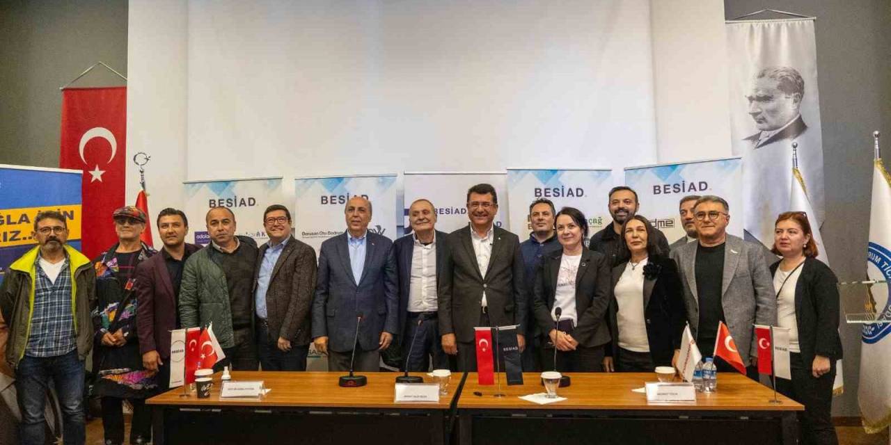 Cumhur İttifakı Bodrum Belediye Başkan Adayı Tosun, İş Dünyasına Projelerini Anlattı