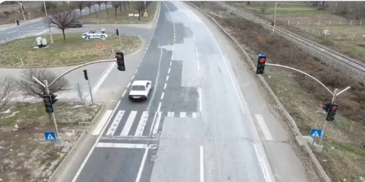 Araç Ve Sürücüler Drone Denetimlerinden Kaçamadı