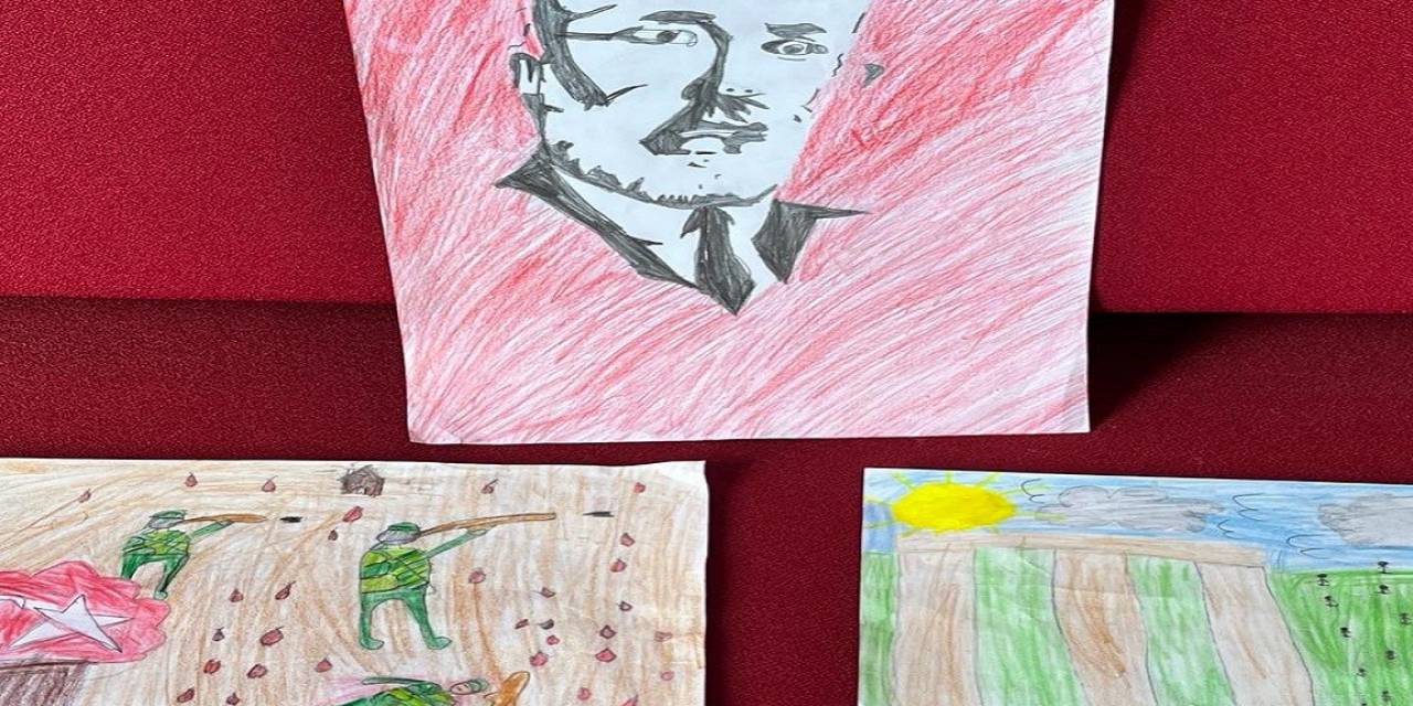 Çıldır İlkokulunda İstiklal Marşını Güzel Okuma Ve Resim Yarışması