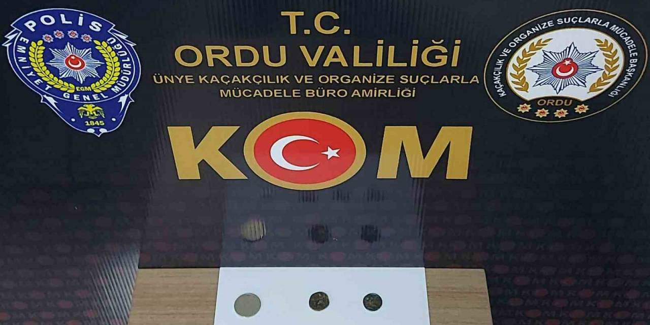 Ordu’da 7 Adet Sikke Ele Geçirildi
