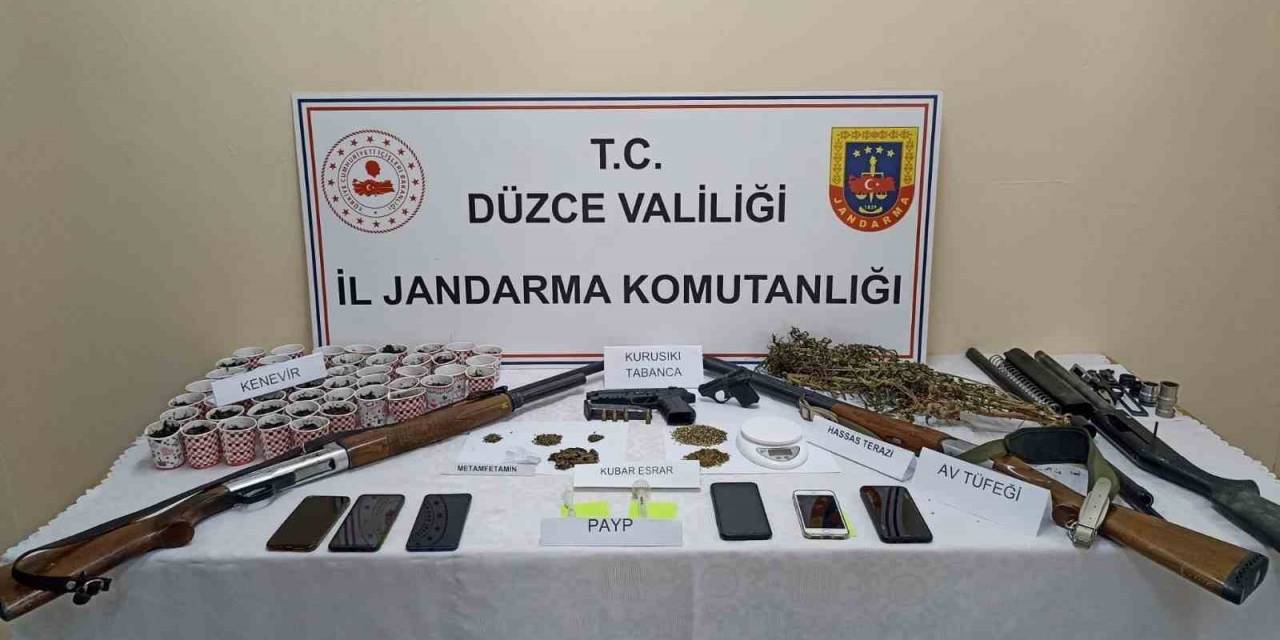 Düzce’de Jandarmadan Uyuşturucu Operasyonu