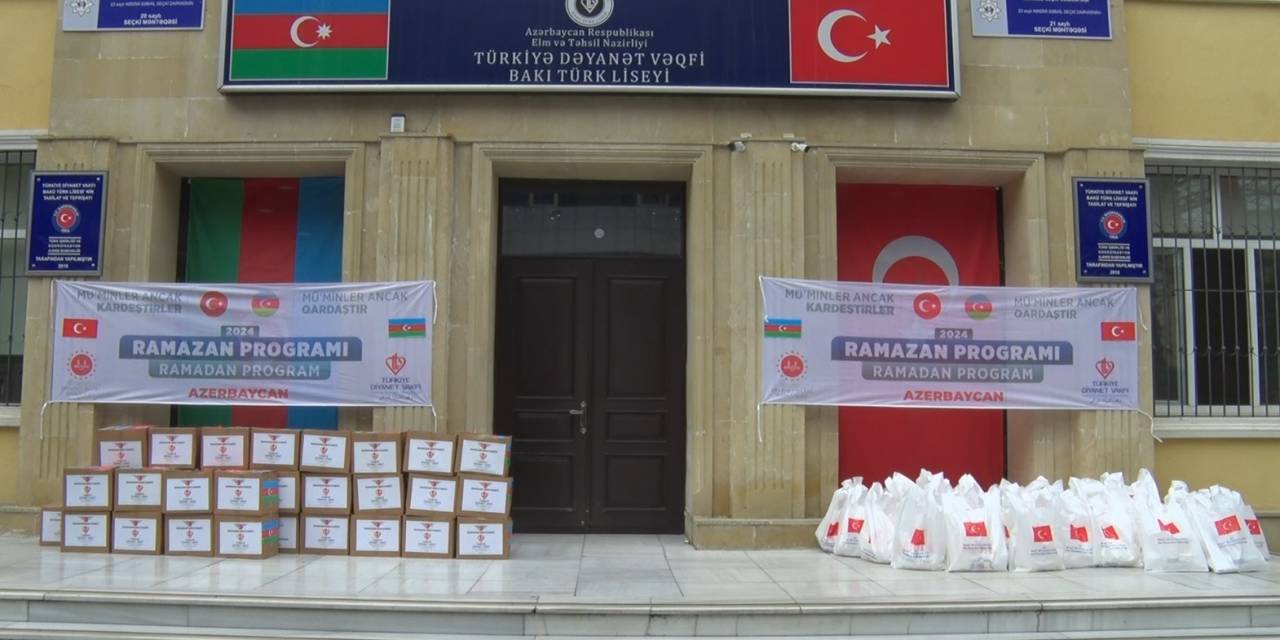 Türkiye Diyanet Vakfı’ndan Azerbaycan’da İhtiyaç Sahiplerine Bin Koli Gıda Yardımı
