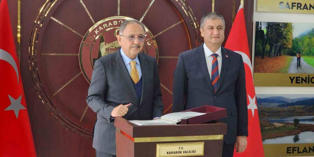 Bakan Özhaseki Karabük’te