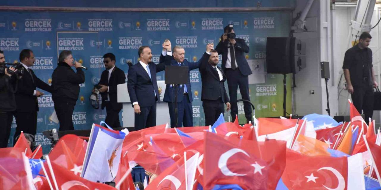 Mardin’de Halka Hitap Eden Cumhurbaşkanı Erdoğan Kentten Ayrıldı