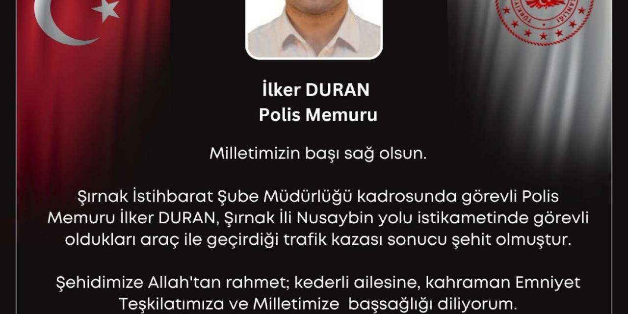 Şırnak’taki Kazada Şehit Sayısı İkiye Yükseldi