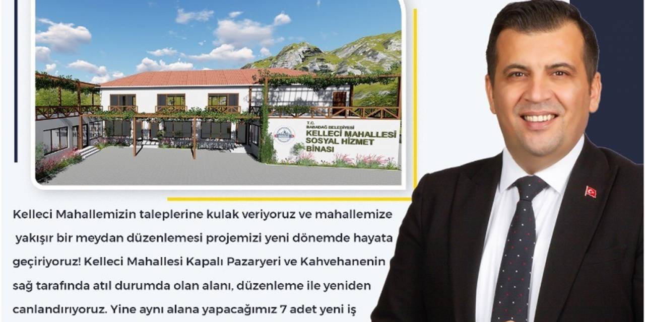 Başkan Atlı’dan Kelleci Mahallesine Sosyal Hizmet Binası Müjdesi