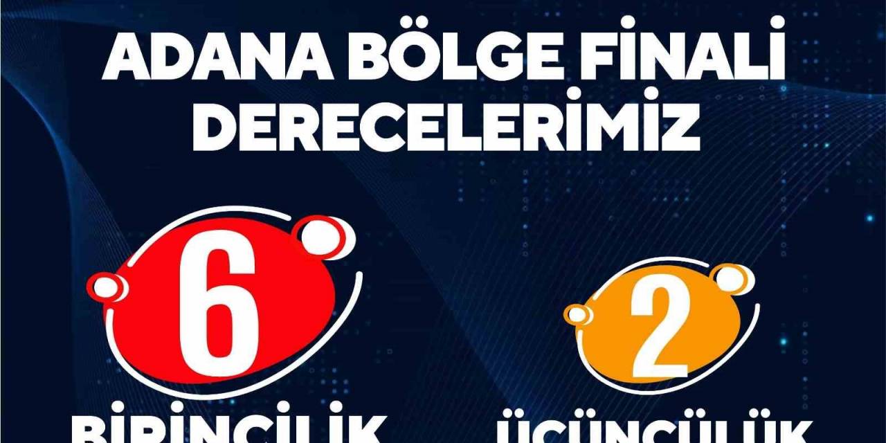 Sanko Okulları Bölge Finalinden Altı Birincilikle Döndü