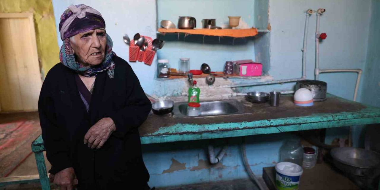 Elazığ’da Yaşlı Kadının Yaşam Mücadelesi