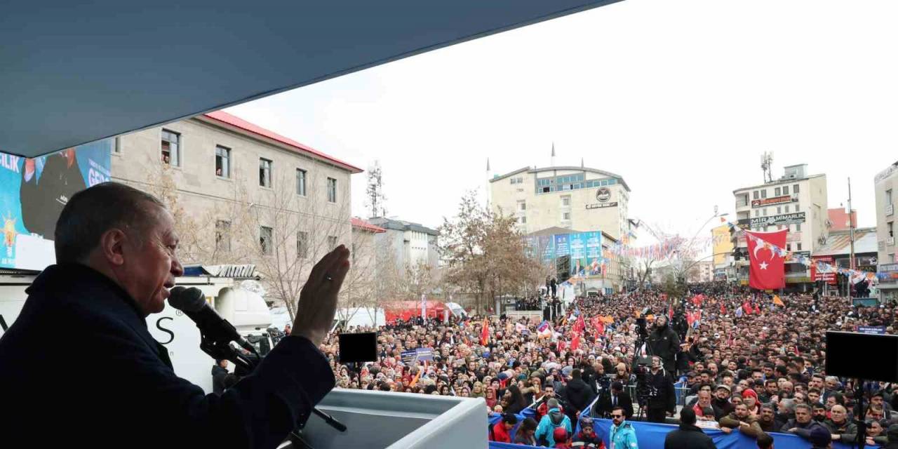Cumhurbaşkanı Erdoğan, Ağrı Mitinginde Konuştu: "Başka Ağrı Yok, Başka Türkiye Yok"