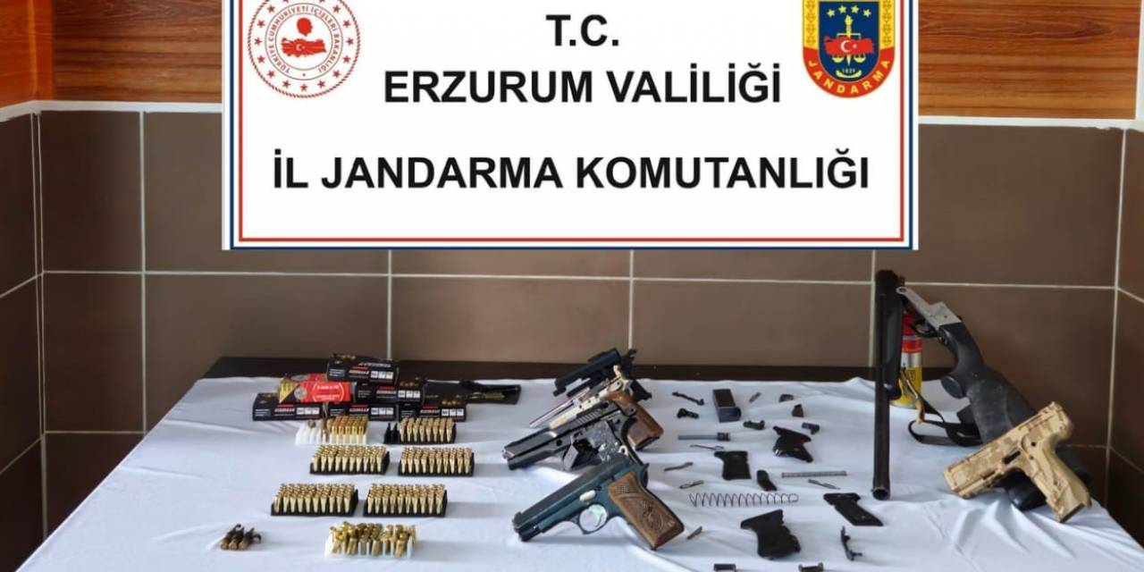 Aziziye’de Kaçak Silah Operasyonu