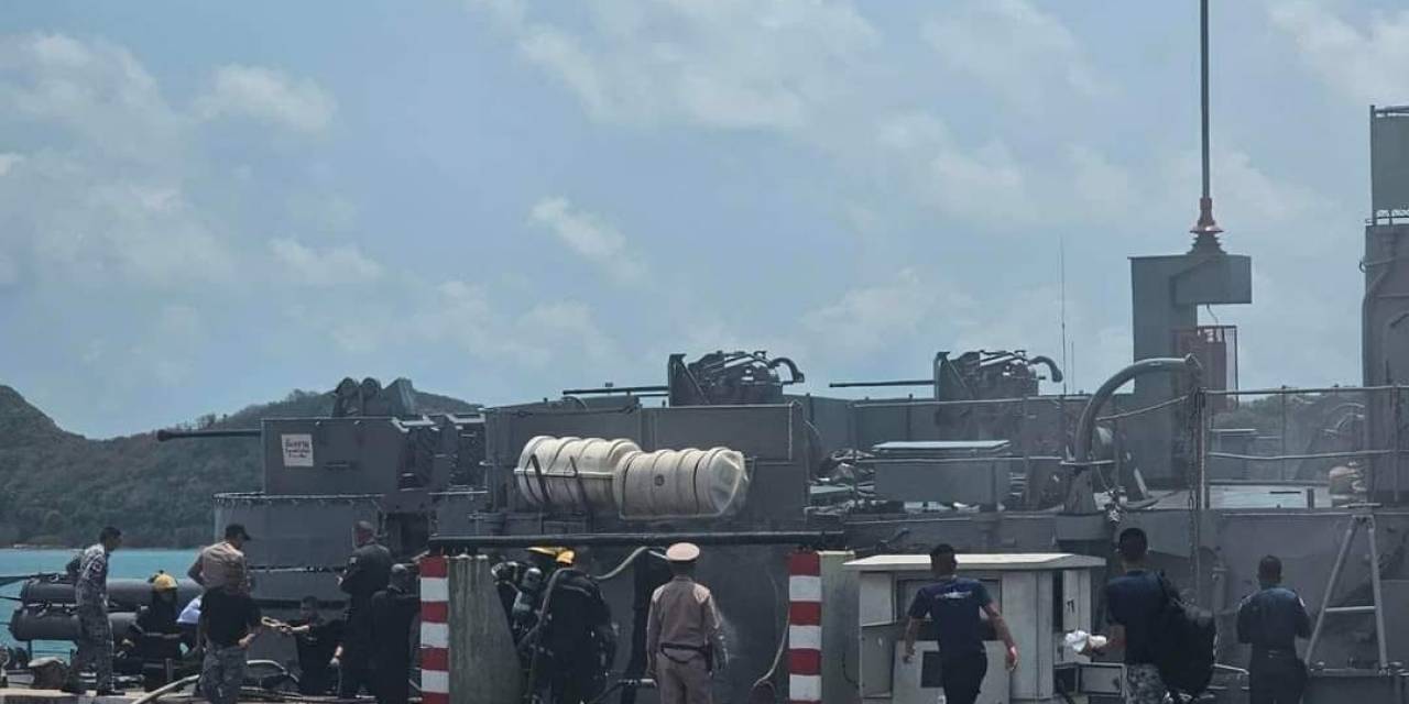 Tayland’da Savaş Gemisinden Kazayla Ateşlenen Top Mermisi Başka Bir Gemiye İsabet Etti: 13 Yaralı