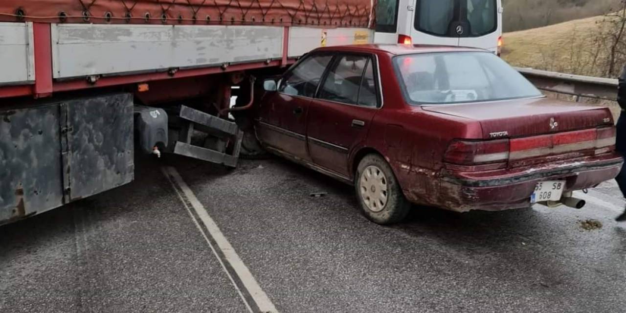 Samsun’da Zincirleme Trafik Kazası: 1 Yaralı