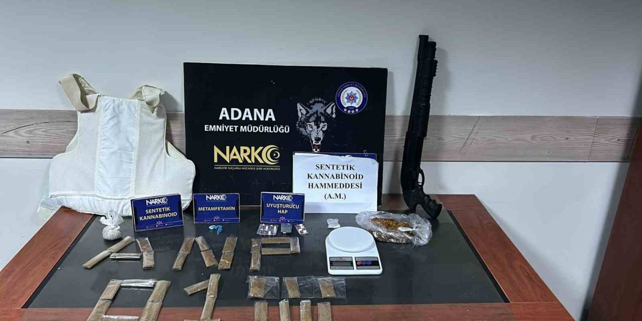 Otomobilinden Uyuşturucu, Silah Ve Çelik Yelek Çıkan Şüpheli Tutuklandı