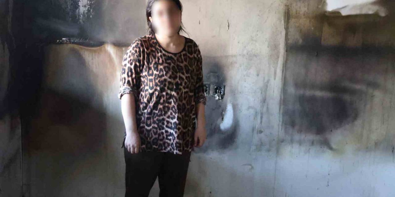 Karısına Kızıp Yaşadıkları Konteyneri Yaktı