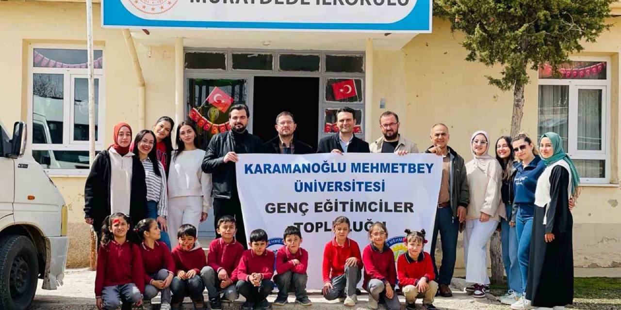 Kmü Öğrencilerinden Köy Okuluna Kitap Bağışı