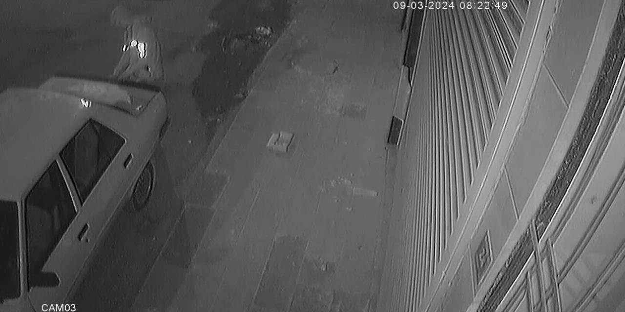 Siverek’te Hırsızlık Anı Güvenlik Kamerasında