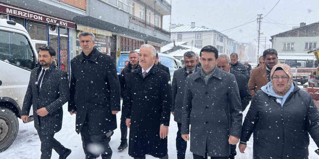 Arslan Sarıkamış’ta Esnaf Ve Vatandaşlarla Buluştu