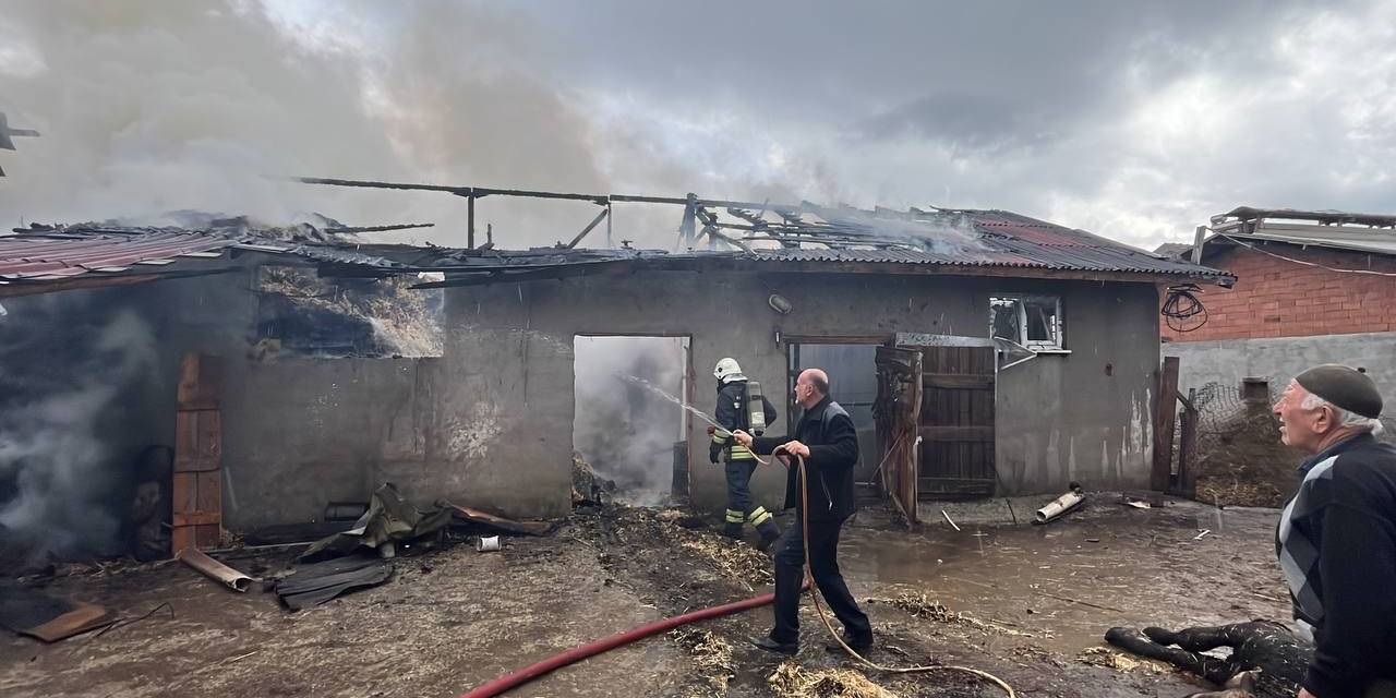 Köyde Yangın Faciası