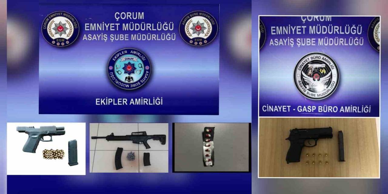 Çorum Polisinin Suçlularla Mücadelesi Sürüyor