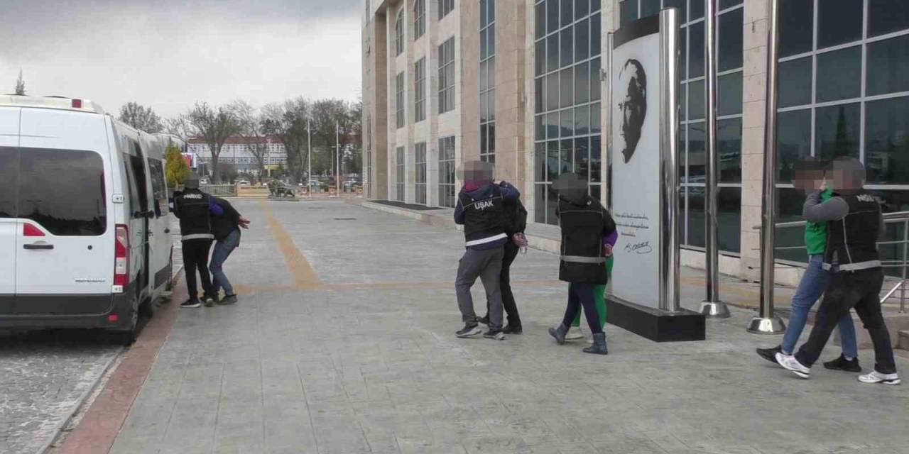 Uşak’ta Uyuştucu Ticareti Yaptığı İddia Edilen 4 Şüpheli Tutuklandı
