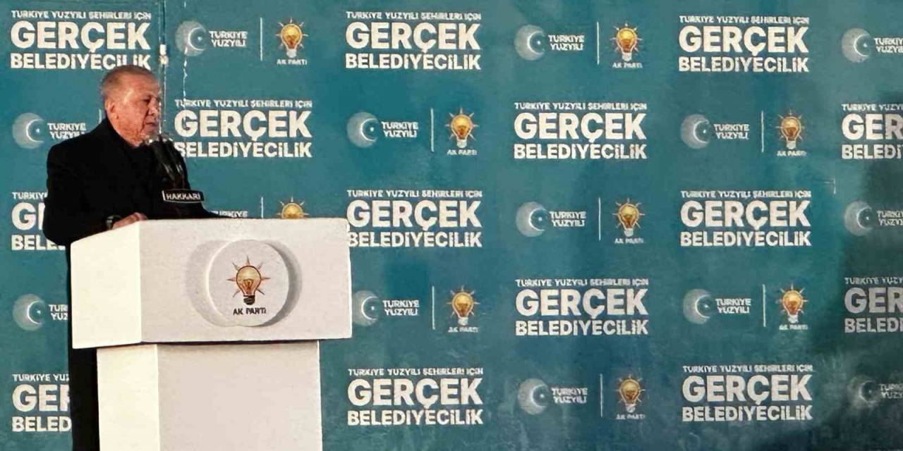 Cumhurbaşkanı Erdoğan, Yüksekova’dan Ayrıldı