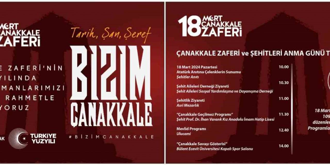 Zonguldak’ta Çanakkale Zaferi’nin 109. Yıldönümünde Şehitler Anılacak