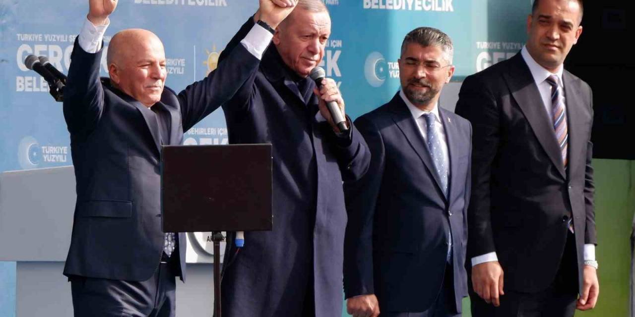 Cumhurbaşkanı Erdoğan Erzurum’da Cumhur İttifakı Adaylarını Tanıttı