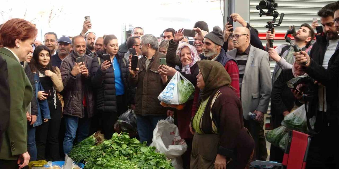 Akşener, İyi Parti Uşak Adayı Gür İçin Esnaflardan Destek İstedi
