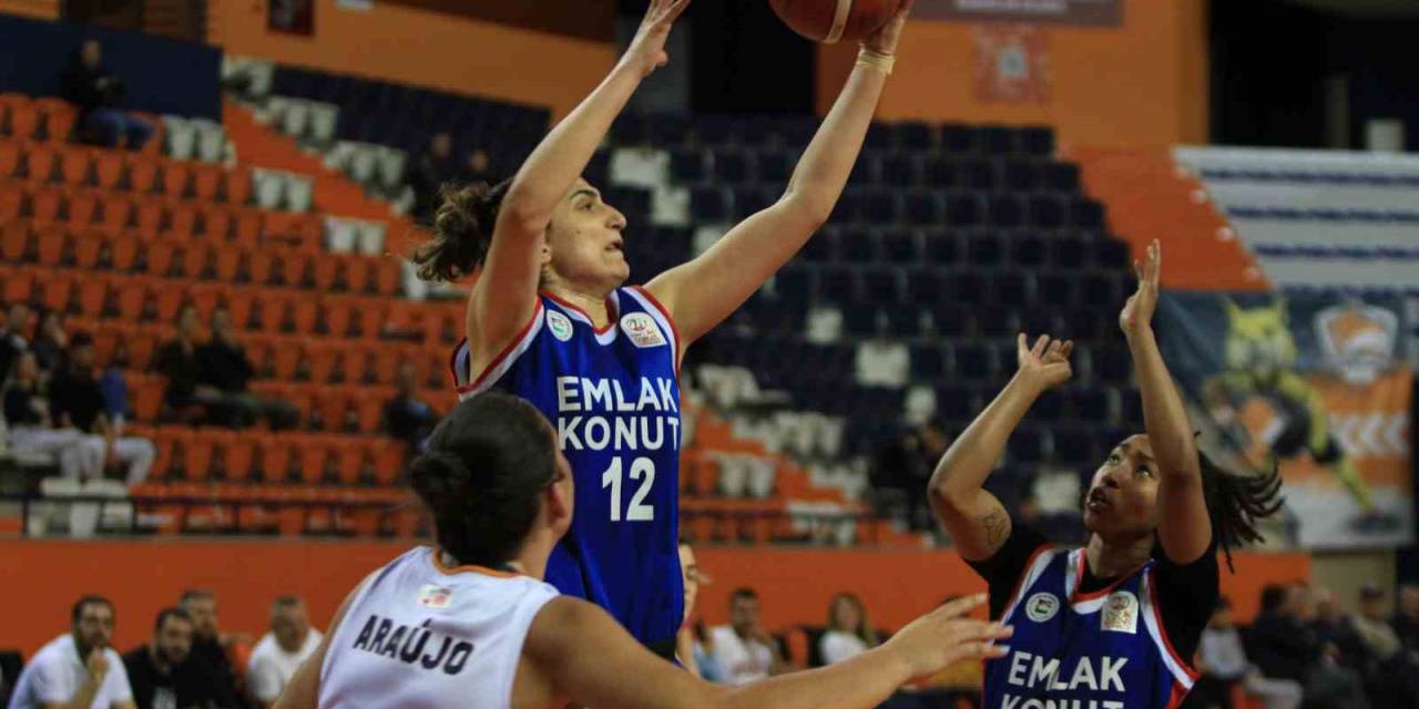 Kadınlar Basketbol Süper Ligi: Çbk Mersin: 93  - Emlak Konut: 80