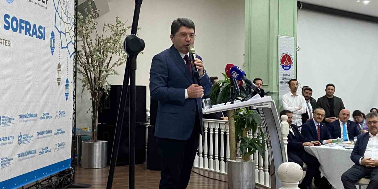 Adalet Bakanı Tunç: "darbecilerin Yaptığı Anaysa İle Yürüyemeyiz”