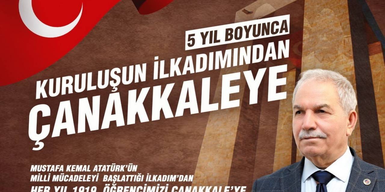 Başkan Demirtaş: “Her Yıl 1919 Gencimizi Çanakkale’ye Ücretsiz Göndereceğiz”