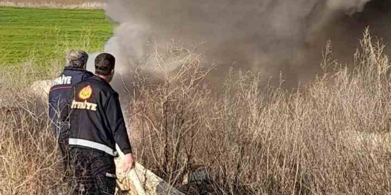 Lastik Yangını Çevre Kirliliğine Neden Oldu