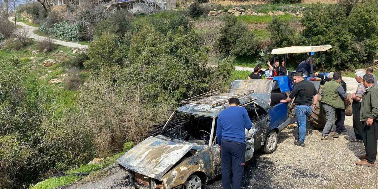 Alevlere Teslim Olan Tofaş’ın Sürücüsü Yaralandı