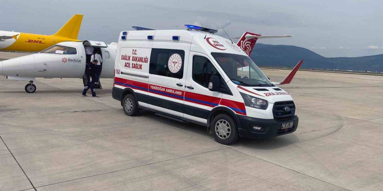 2 Günlük Bebek Hava Ambulans Uçak İle İstanbul’a Sevk Edildi