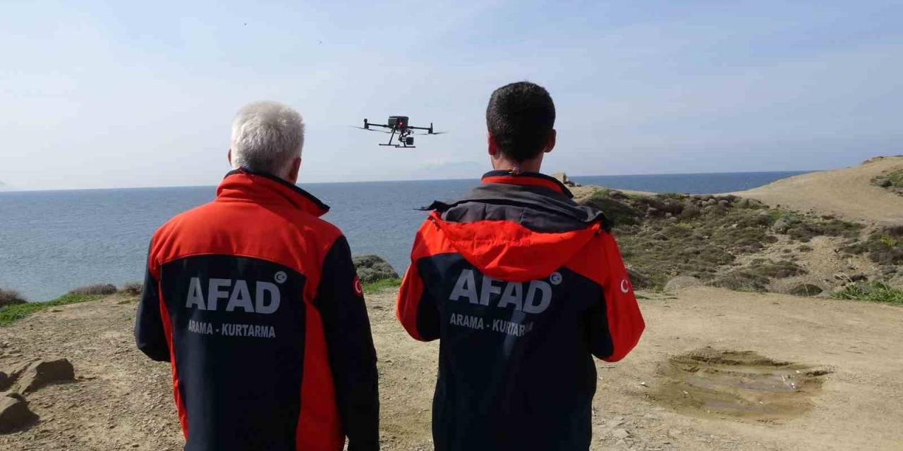 Çanakkale’de Batan Bottaki Kayıp Düzensiz Göçmenler Dron İle Aranıyor