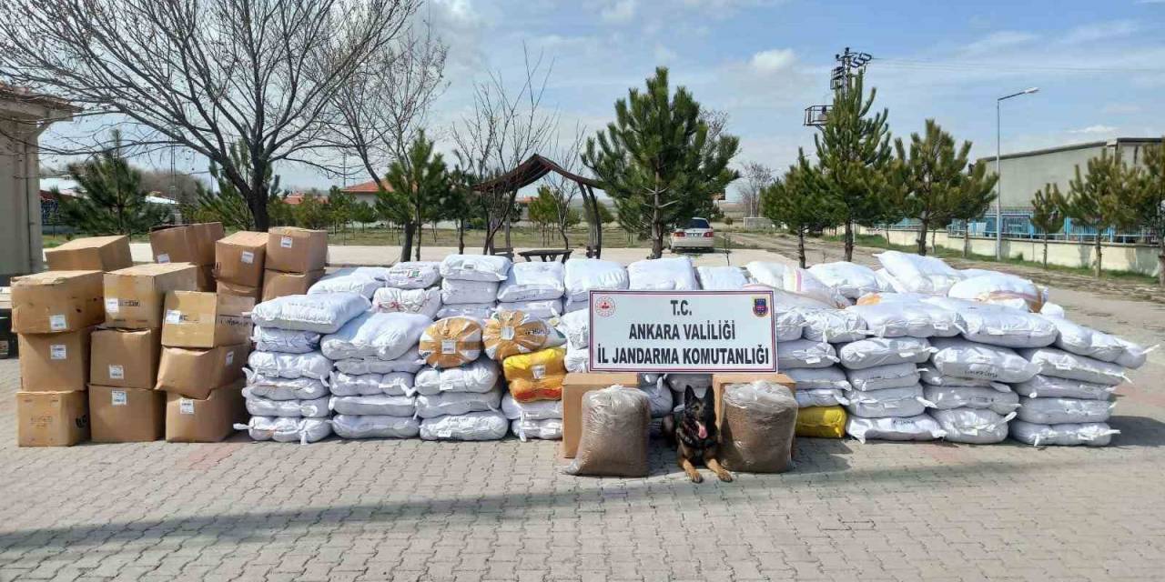 Ankara’da 28 Milyon 750 Bin Liralık Kaçak Tütün Ele Geçirildi
