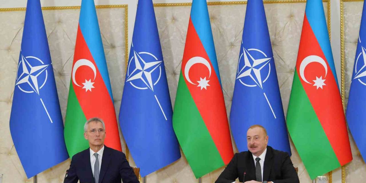 Azerbaycan Cumhurbaşkanı Aliyev, Nato Genel Sekreteri Stoltenberg’i Kabul Etti