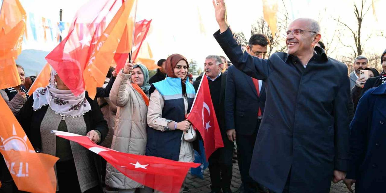 Ak Parti Malatya Büyükşehir Adayı Sami Er’e Sürgü’de Coşkulu Karşılama