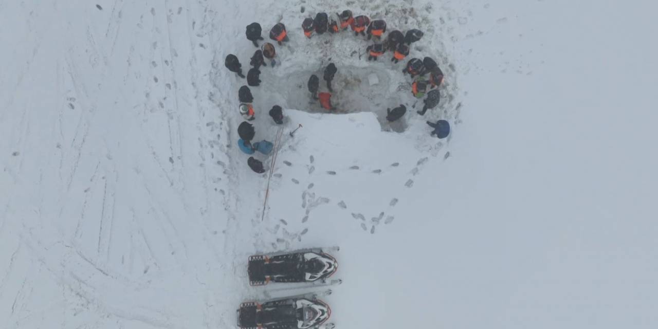 Şenyayla Bölgesinde Çığ Eğitimi Ve Tatbikatı Düzenlendi