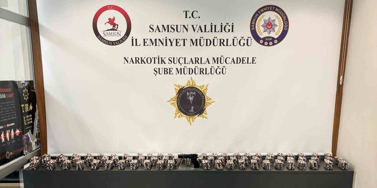 Samsun’da 18 Bin 998 Adet Sentetik Ecza Ele Geçirildi