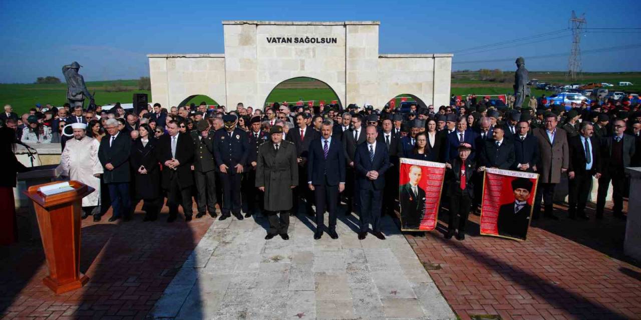 Edirne’de Çanakkale Şehitleri Düzenlenen Törenle Anıldı