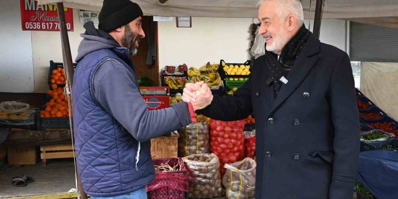 Başkan Başdeğirmen Köy Garajı Esnafına Projelerini Anlattı