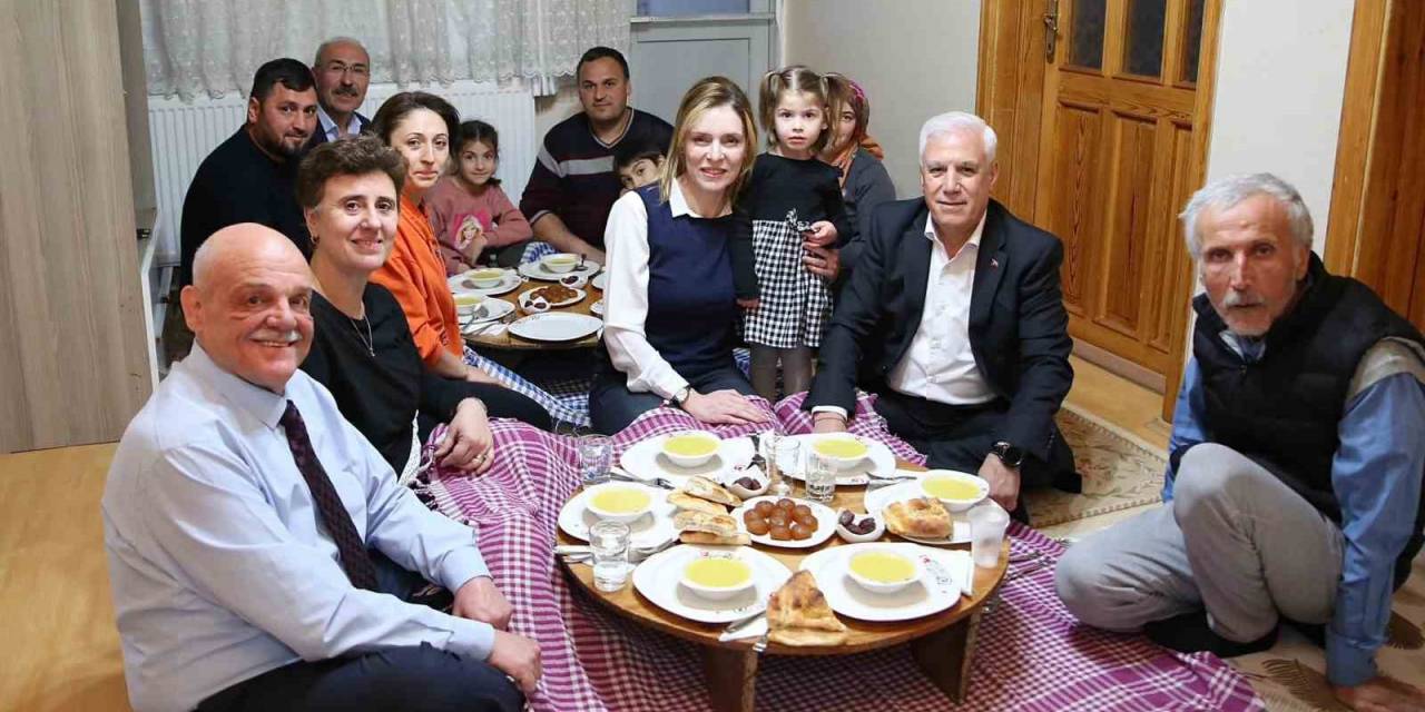Bozbey, Aydın Ailesinin İftar Sofrasına Konuk Oldu
