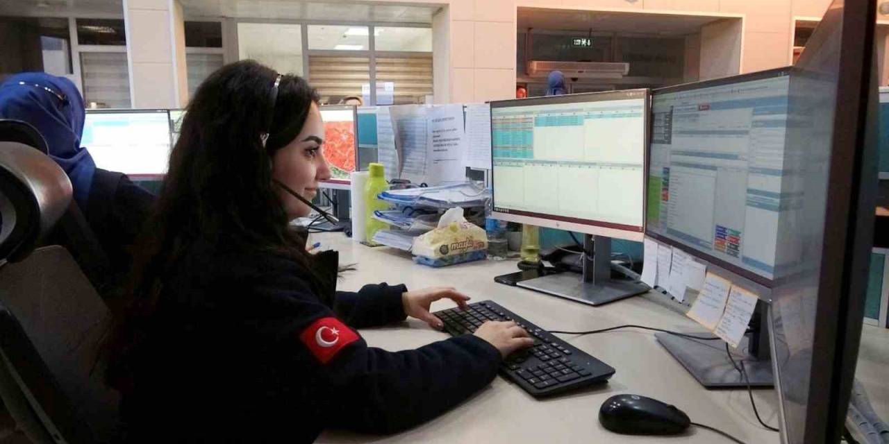 Erzincan 112 Acil Çağrı Merkezi 2023 Yılında 274 Bin 873 Çağrı Aldı
