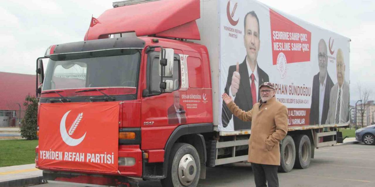 Bu Da ‘10 Teker’ Seçim Kamyonu