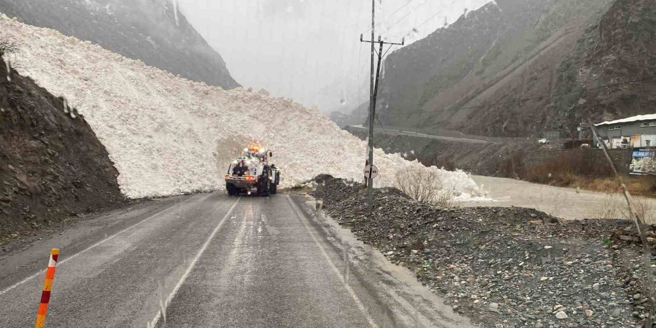 Hakkari-şırnak Yoluna Çığ İndi