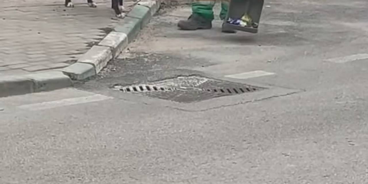 Sokak Köpeğinin Sırtını Süpürge İle Temizleyen Görevli Yüzleri Gülümsetti